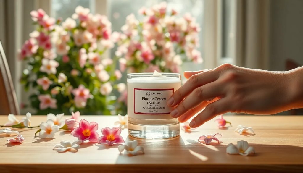 Crema de manos flor de cerezo y karité 2