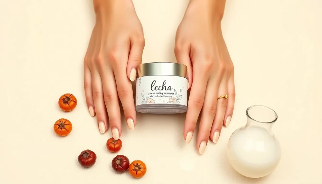 Crema para manos de leche y almendra 2