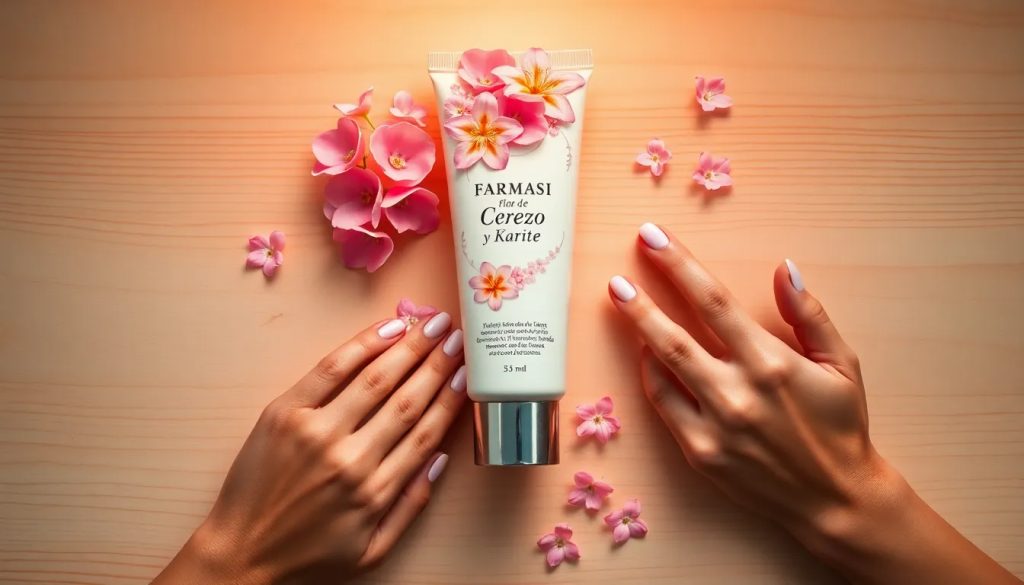 Farmasi crema de manos flor de cerezo y karité 2